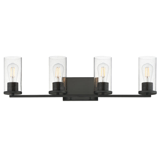 Livingston Four Light Bath Vanity Black