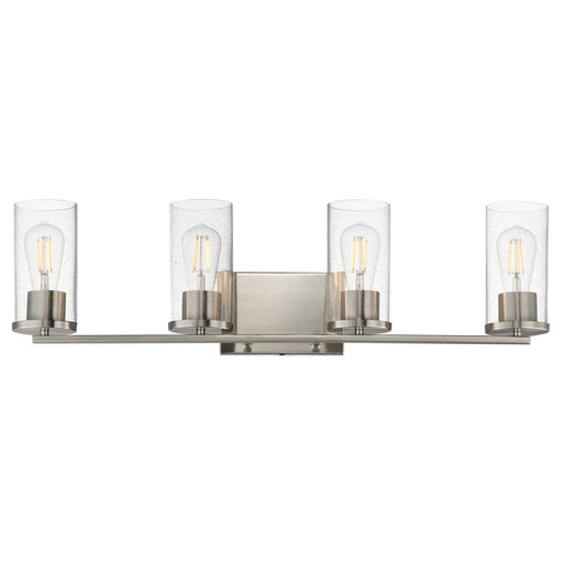 Livingston Four Light Bath Vanity Satin Nickel