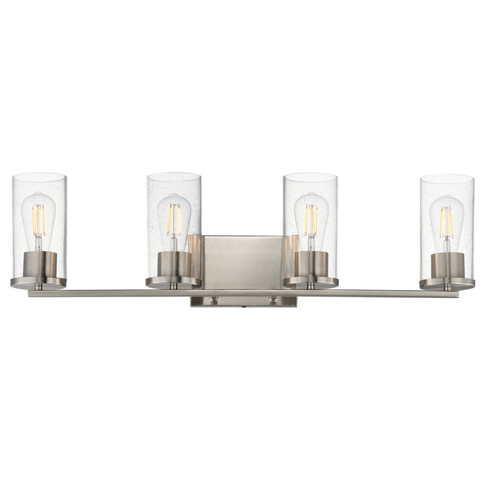Maxim - 10464CDSN - Four Light Bath Vanity - Livingston - Satin Nickel