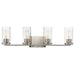 Maxim - 10464CDSN - Four Light Bath Vanity - Livingston - Satin Nickel