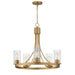 Maxim - 10465CDNAB - Five Light Chandelier - Livingston - Natural Aged Brass