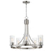 Maxim - 10465CDSN - Five Light Chandelier - Livingston - Satin Nickel