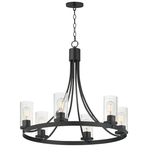 Maxim - 10466CDBK - Six Light Chandelier - Livingston - Black