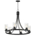 Maxim - 10466CDBK - Six Light Chandelier - Livingston - Black