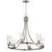 Maxim - 10466CDSN - Six Light Chandelier - Livingston - Satin Nickel