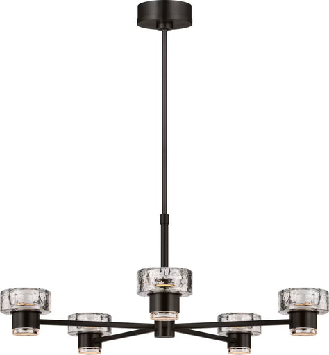 Holsted LED Chandelier Aged Iron