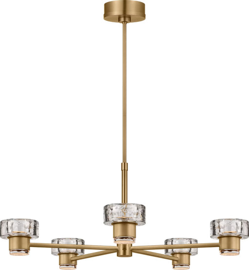 Visual Comfort Studio - SCCHCCH10027EBSCPG - LED Chandelier - Holsted - Estate Brass