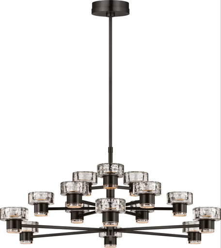 Holsted LED Chandelier Aged Iron