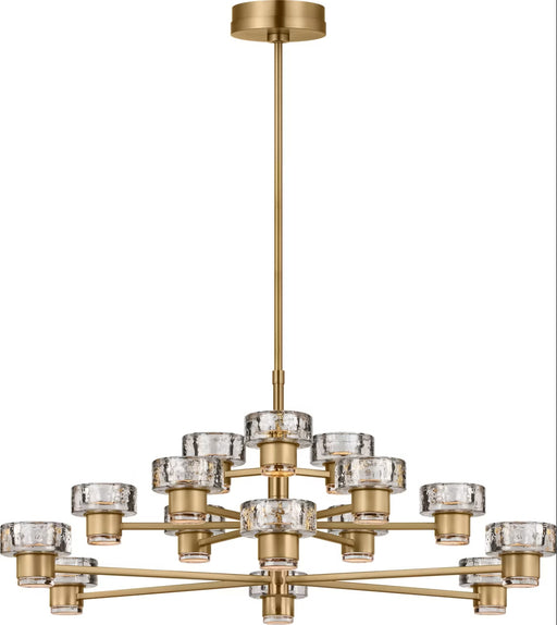 Visual Comfort Studio - SCCHCCH10127EBSCPG - LED Chandelier - Holsted - Estate Brass