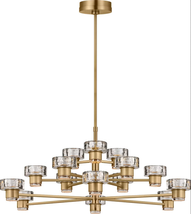 Visual Comfort Studio - SCCHCCH10127EBSCPG - LED Chandelier - Holsted - Estate Brass