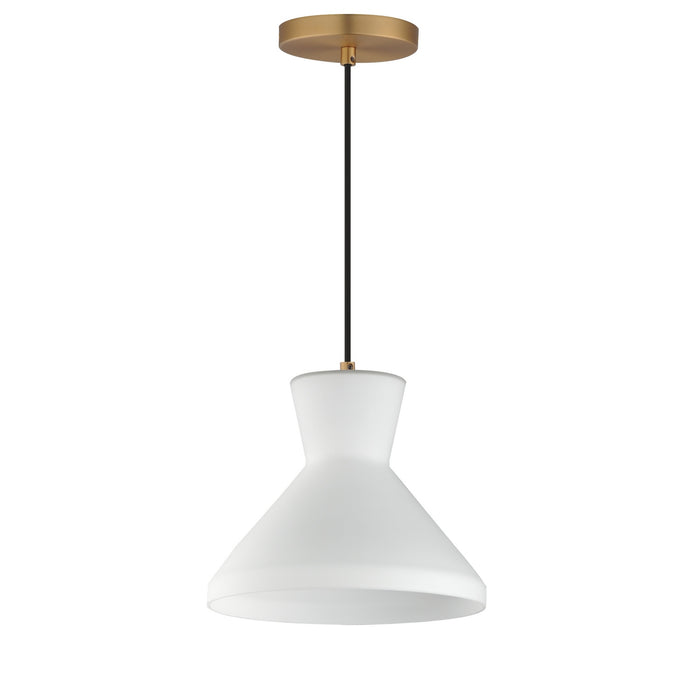 Maxim - 11452SWNAB - One Light Pendant - Sinch - Natural Aged Brass