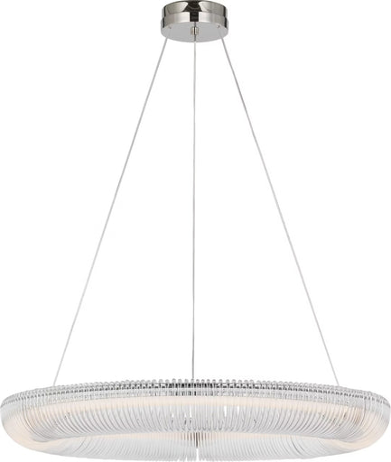 Pierce LED Chandelier Polished Nickel