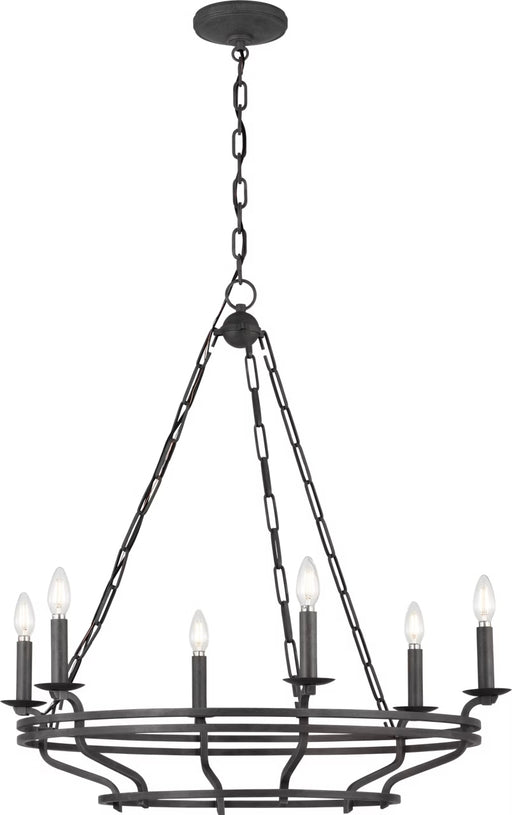 Visual Comfort Studio - SCCHCCH119ITR - Six Light Chandelier - Brighton - Italian Rust