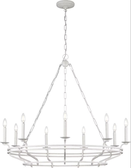 Visual Comfort Studio - SCCHCCH120APL - Nine Light Chandelier - Brighton - Aged Pewter
