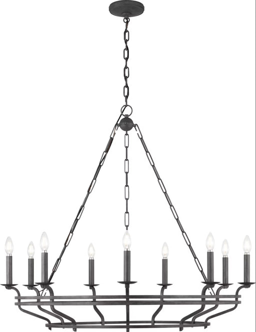 Visual Comfort Studio - SCCHCCH120ITR - Nine Light Chandelier - Brighton - Italian Rust