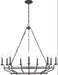 Visual Comfort Studio - SCCHCCH120ITR - Nine Light Chandelier - Brighton - Italian Rust