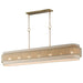 Maxim - 12817OFNAB - Seven Light Linear Pendant - Seacliff - Natural Aged Brass