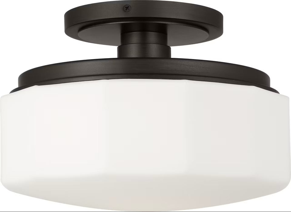 Visual Comfort Studio - SCCHCFM107AIOEG - One Light Flush Mount - Fairfax - Aged Iron