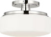 Visual Comfort Studio - SCCHCFM107PNOEG - One Light Flush Mount - Fairfax - Polished Nickel