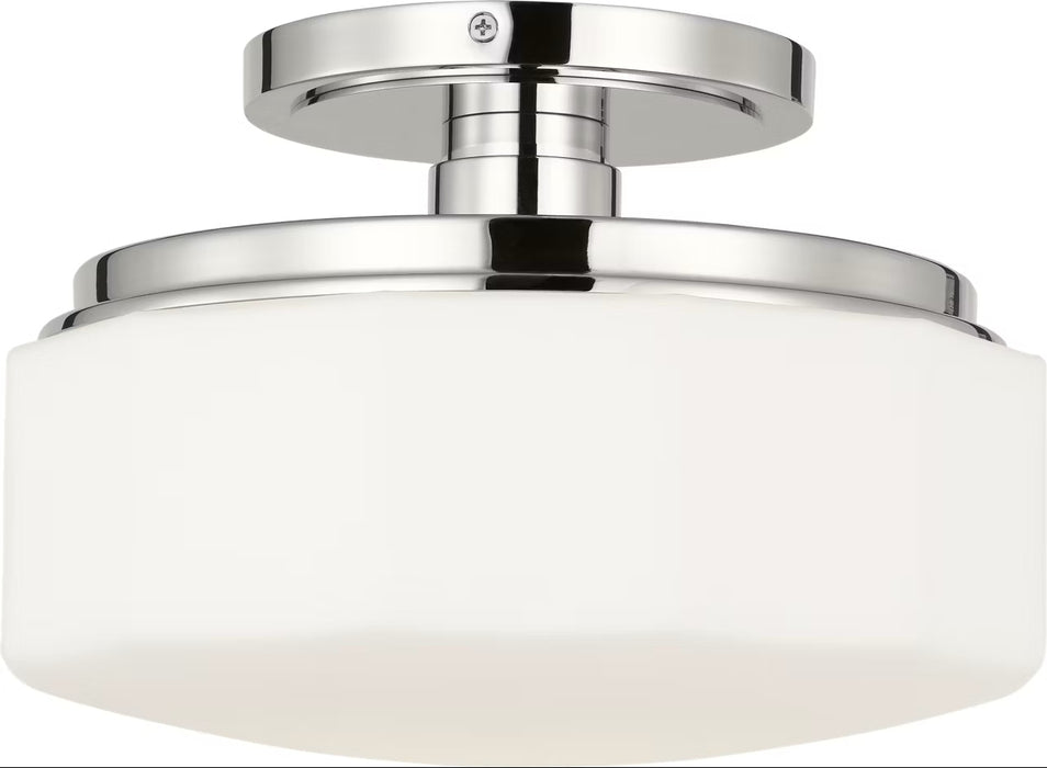 Visual Comfort Studio - SCCHCFM107PNOEG - One Light Flush Mount - Fairfax - Polished Nickel