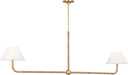 Visual Comfort Studio - SCCHCLS114GDNAWWL - Two Light Linear Chandelier - Fiona - Gild