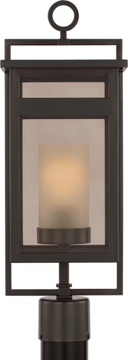 Fairhaven One Light Post Lantern Truffle