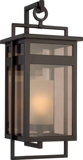 Fairhaven One Light Wall Lantern Truffle