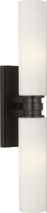 Visual Comfort Studio - SCCHCVN108AIOEG - Two Light Vanity - Fairfax - Aged Iron