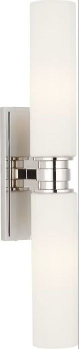 Visual Comfort Studio - SCCHCVN108PNOEG - Two Light Vanity - Fairfax - Polished Nickel