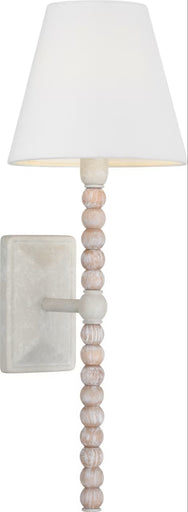 Fiona One Light Wall Sconce Aged Pewter