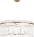 Visual Comfort Studio - SCDJCH143SBCAR - Six Light Chandelier - Finley - Satin Brass