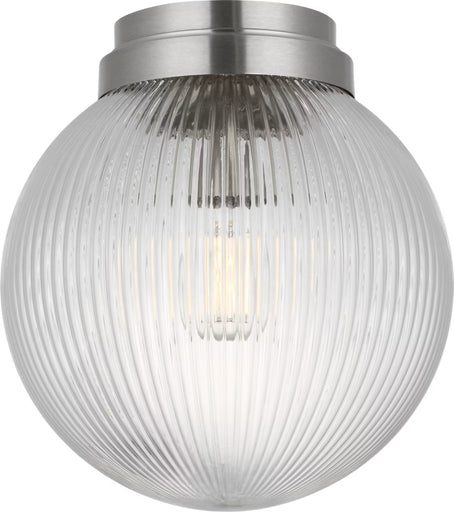 Preston One Light Flush Mount Brushed Nickel