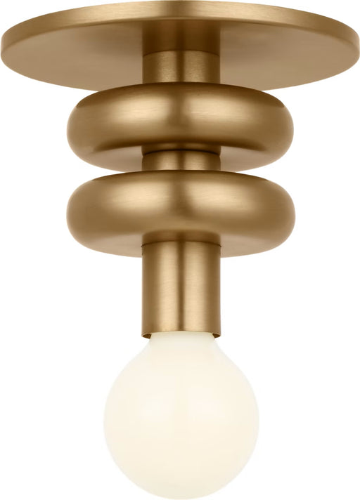Visual Comfort Studio - SCDJFM145SB - One Light Solitaire - Malcolm - Satin Brass