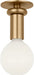Visual Comfort Studio - SCDJFM146SB - One Light Solitaire - Malcolm - Satin Brass