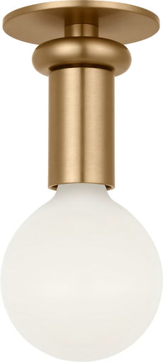 Malcolm One Light Solitaire Satin Brass