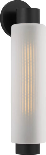 Ridge One Light Outdoor Wall Mount Textured Black