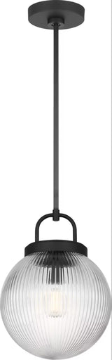 Preston One Light Pendant Midnight Black