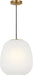 Visual Comfort Studio - SCDJPD136SBEG - One Light Pendant - Nico - Satin Brass