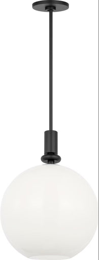 Malcolm One Light Pendant Midnight Black