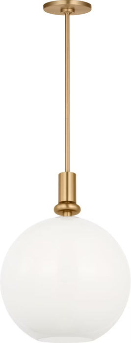 Visual Comfort Studio - SCDJPD144SBMG - One Light Pendant - Malcolm - Satin Brass