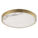 Maxim - 18216WANAB - LED Flush Mount - Slab - Natural Aged Brass