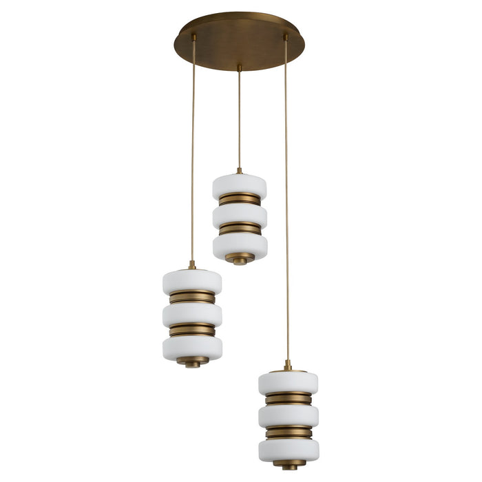 Quorum - 3-82-56 - Three Light Multi-Port - Favo - Brushed Brass