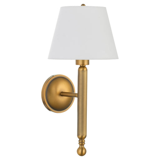 Rhodes One Light Wall Mount Brushed Brass
