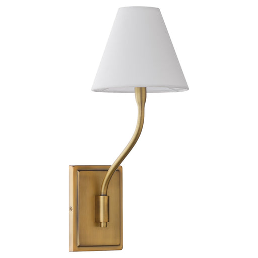 Sophia One Light Wall Mount Brushed Brass