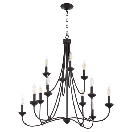 Livingston 12 Light Chandelier Bronze