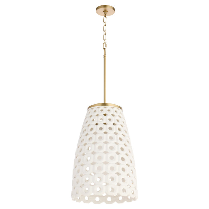 Quorum - 800-80 - Pendant - Varro - Aged Brass