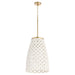 Quorum - 800-80 - Pendant - Varro - Aged Brass