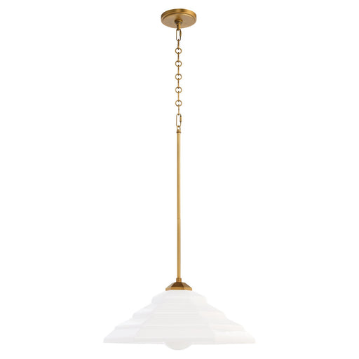 Rainier Pendant Brushed Brass