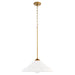 Quorum - 8107-20-47 - Pendant - Rainier - Brushed Brass