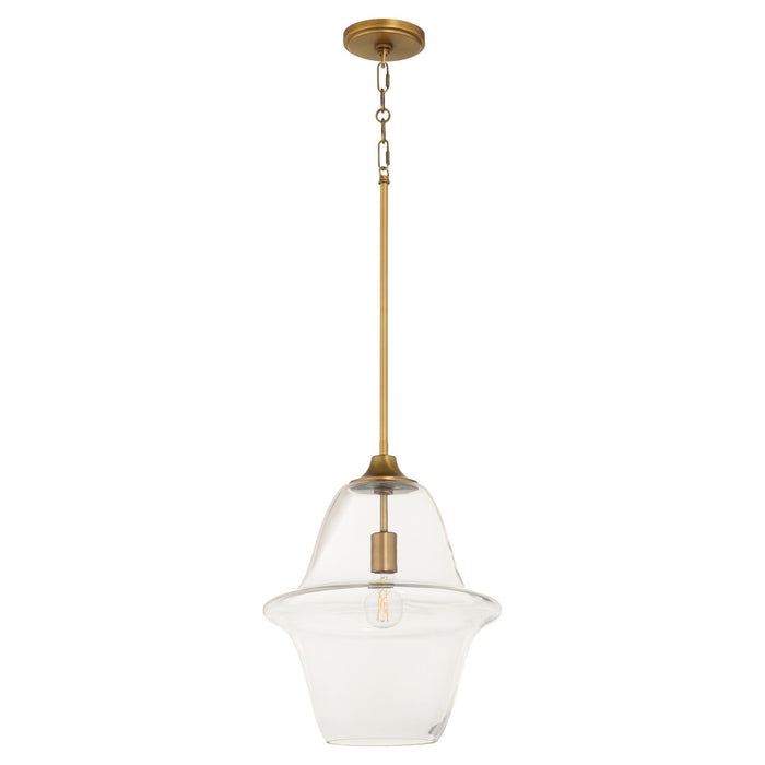 Quorum - 836-14-47 - Pendant - Stewart - Brushed Brass
